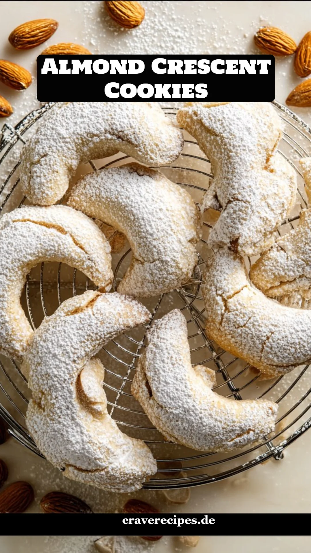 Almond Crescent Cookies
