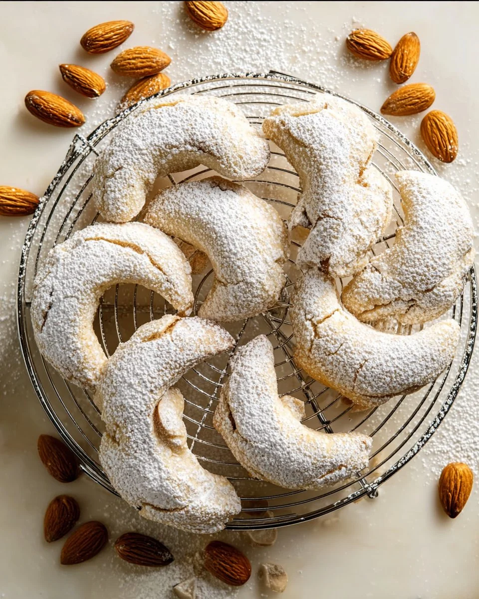 Almond Crescent Cookies