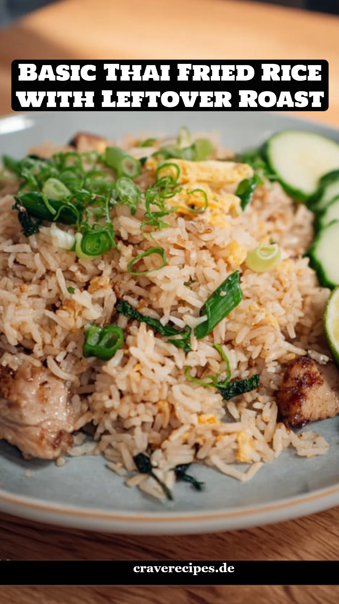 Basic Thai Fried Rice with Leftover Roast