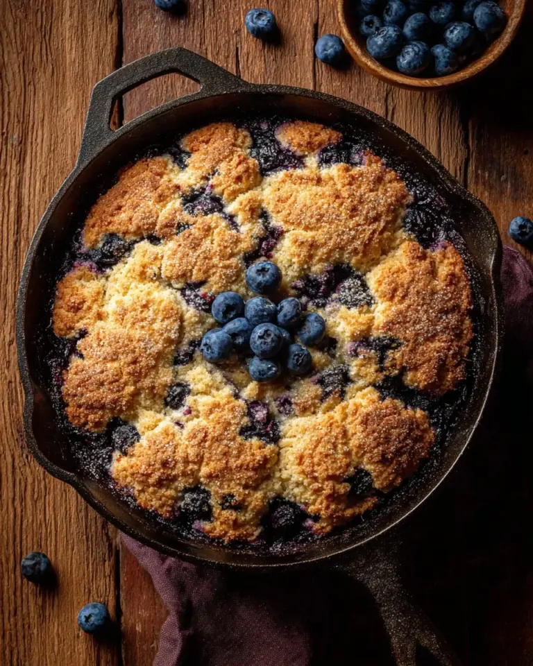 Freshly baked blueberry biscuits topped with cinnamon sugar