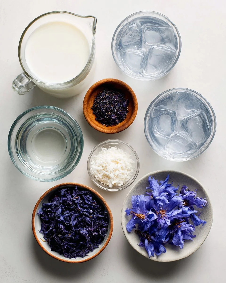 Butterfly Pea Milk | Butterfly Pea Latte | Fresh Butterfly Pea Milk