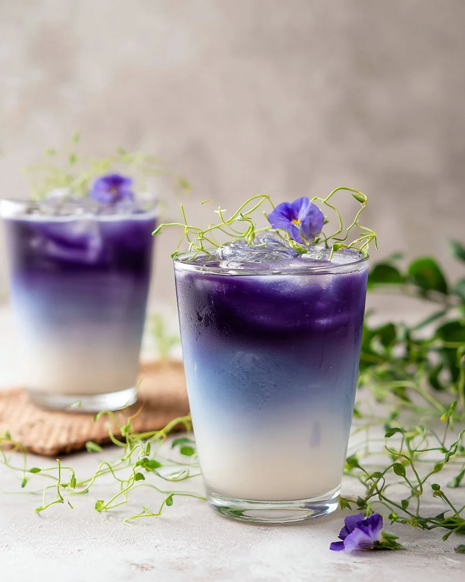 Butterfly Pea Milk | Butterfly Pea Latte | Fresh Butterfly Pea Milk