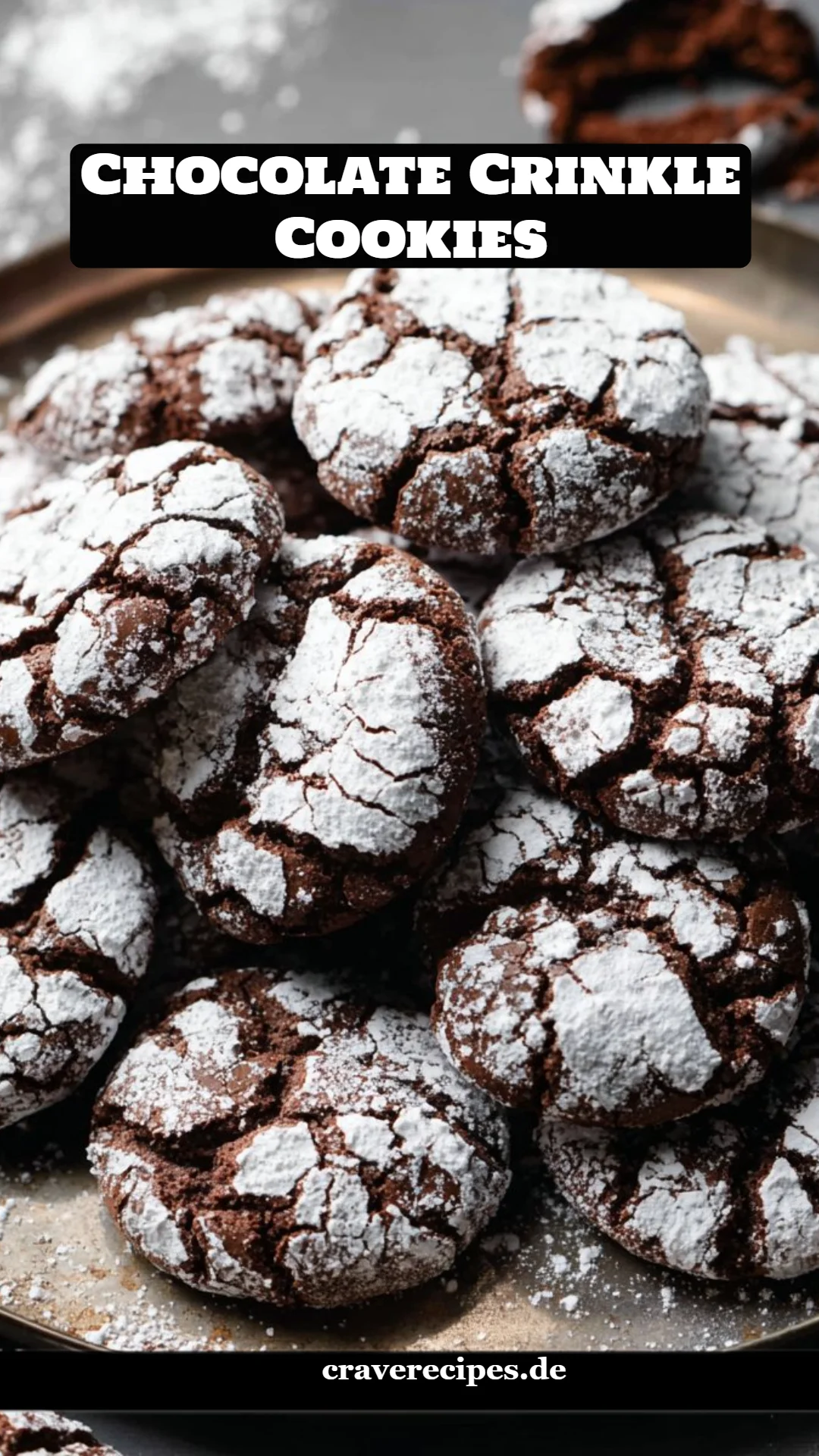 Chocolate Crinkle Cookies
