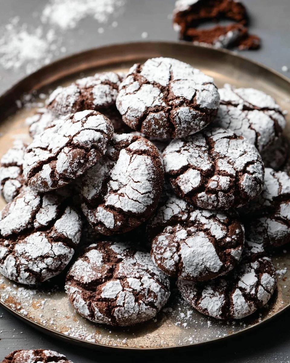 Chocolate Crinkle Cookies