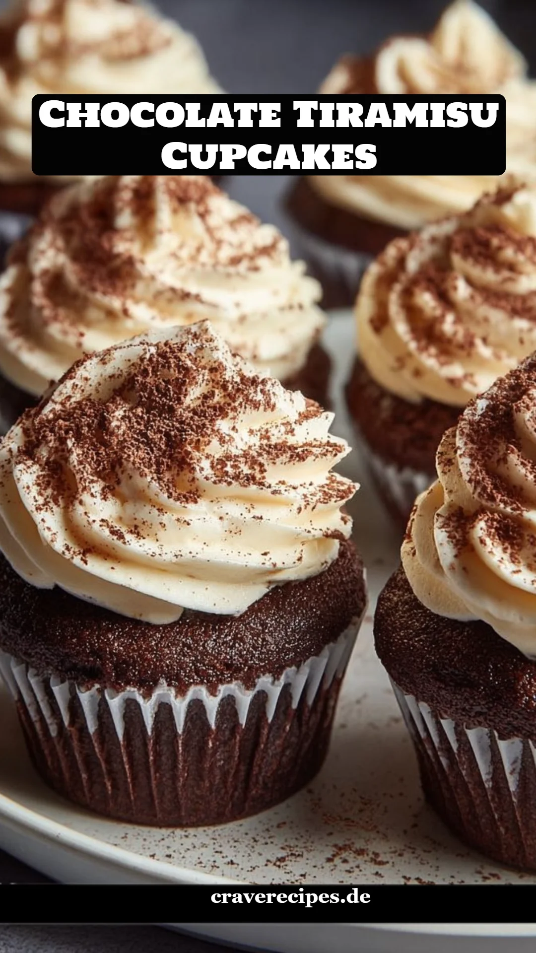 Chocolate Tiramisu Cupcakes