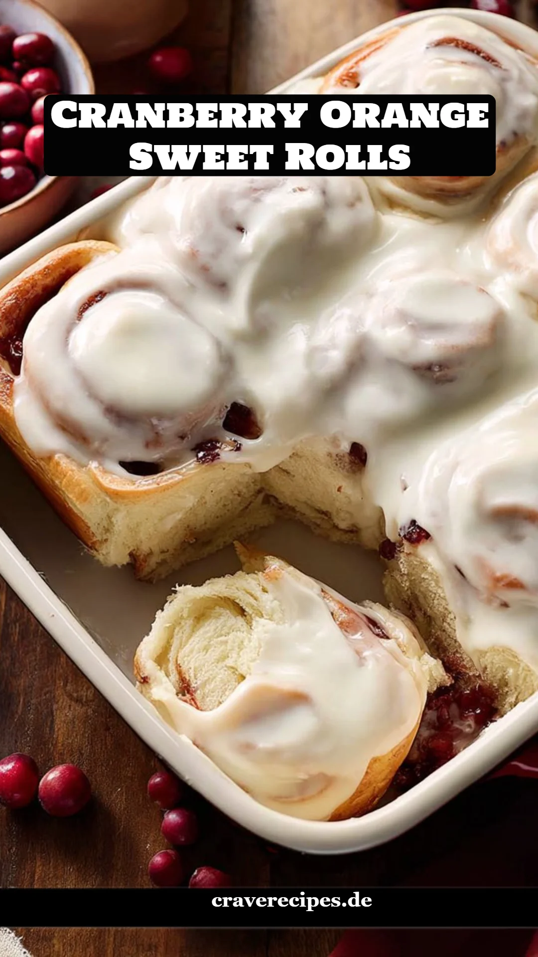 Cranberry Orange Sweet Rolls