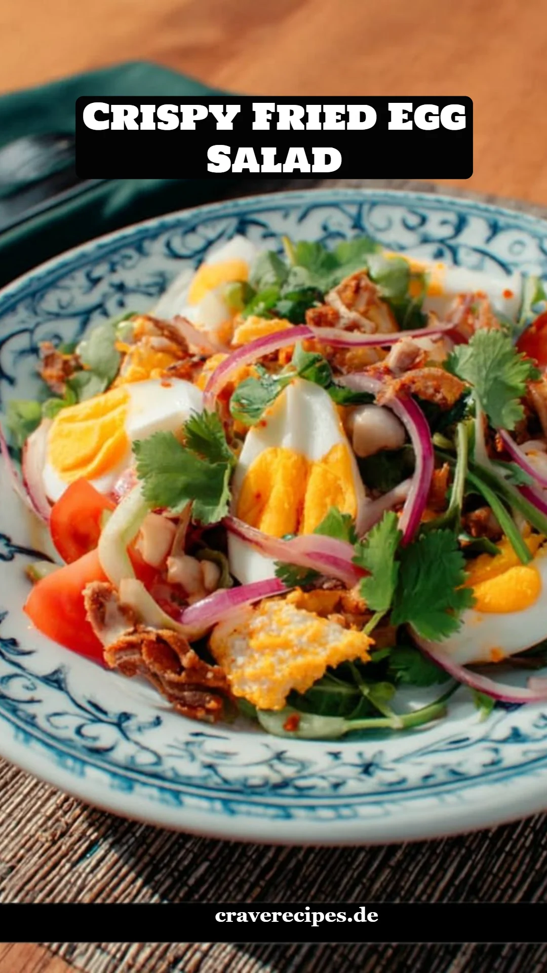 Crispy Fried Egg Salad