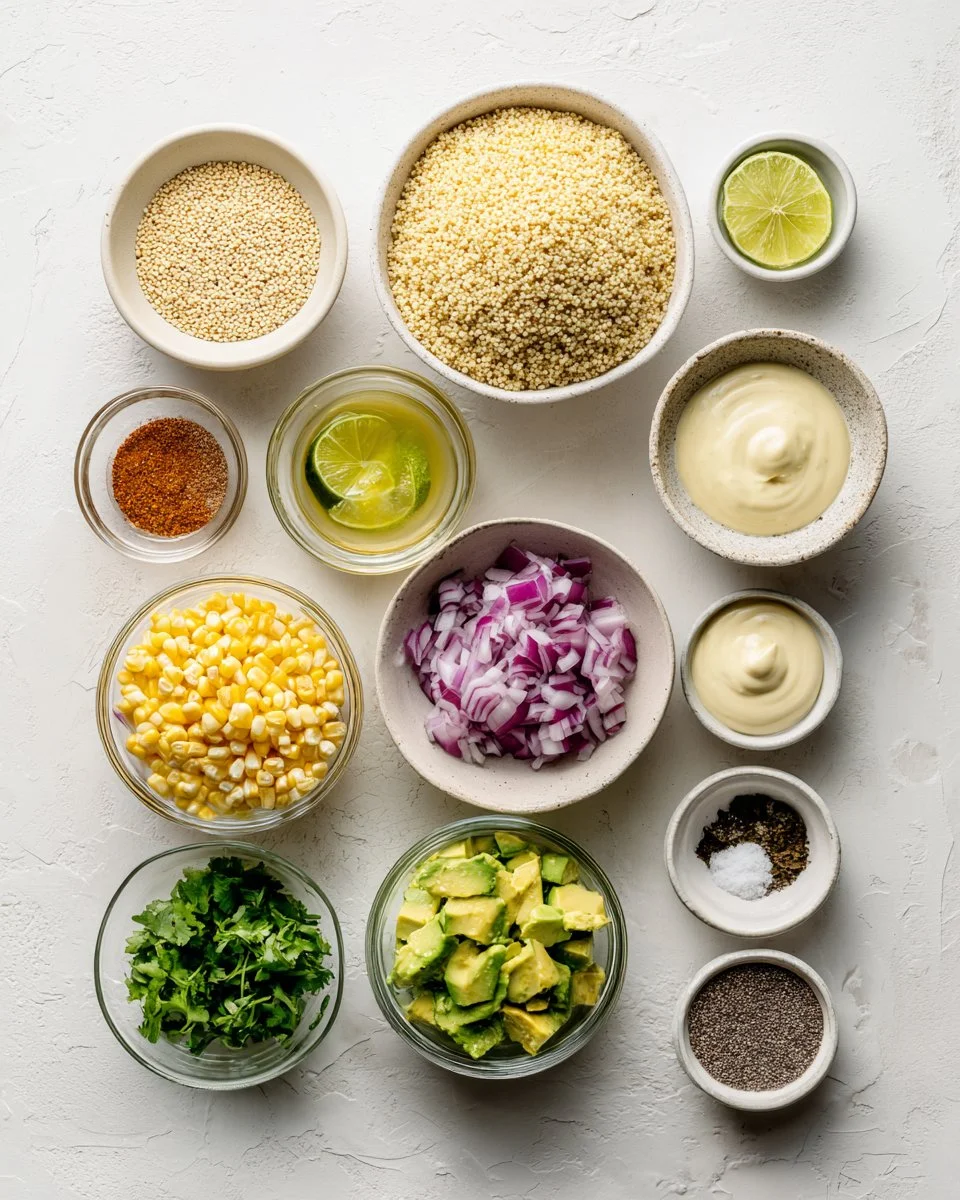 Dairy-Free Mexican Street Corn Quinoa Salad