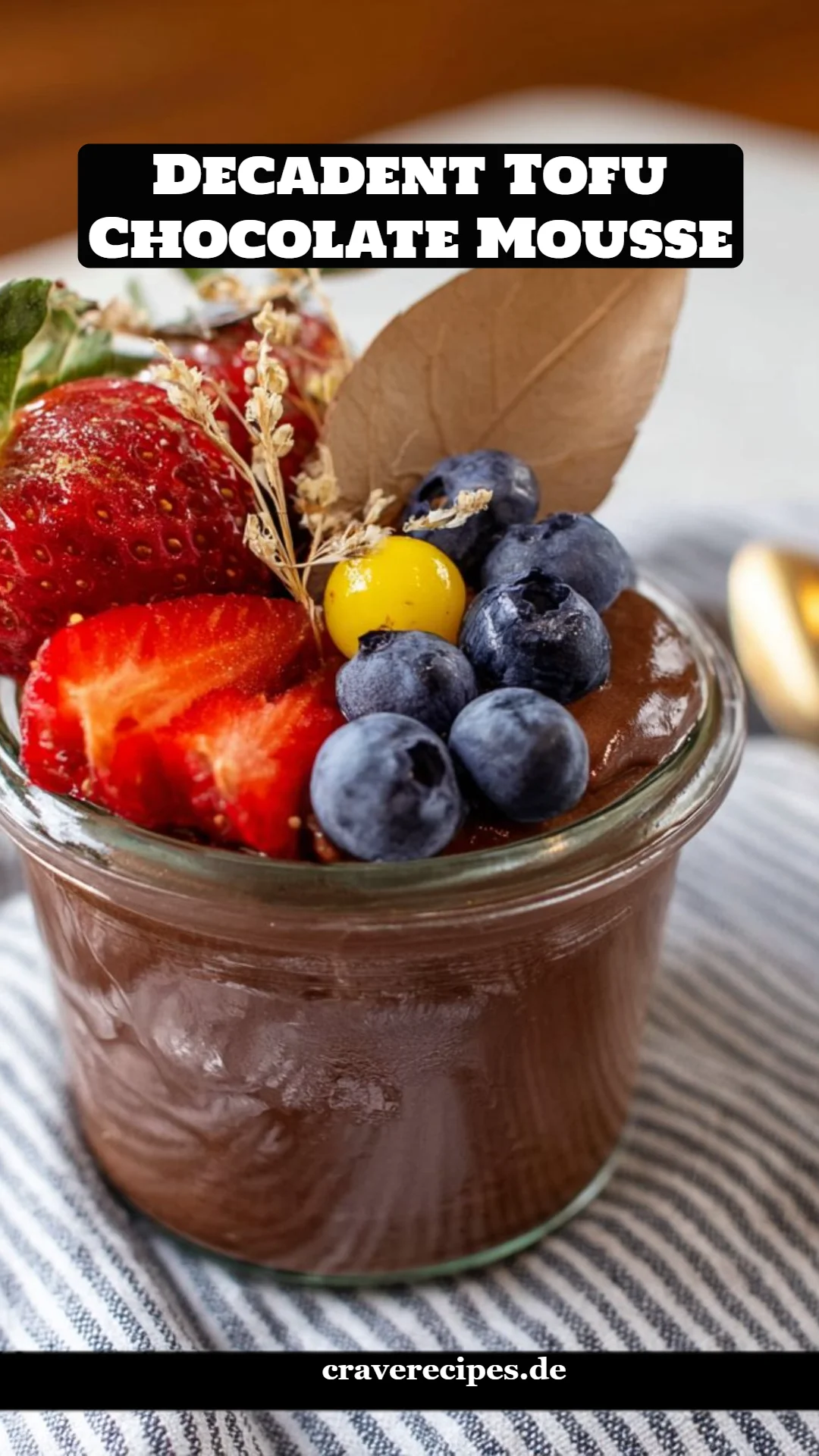Decadent Tofu Chocolate Mousse