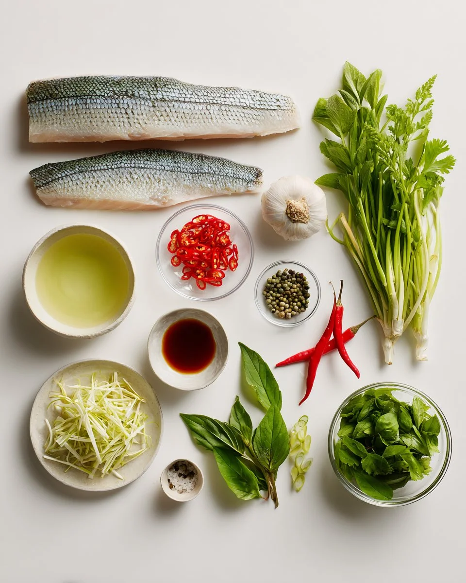 Fish and Herbs Stir-Fry