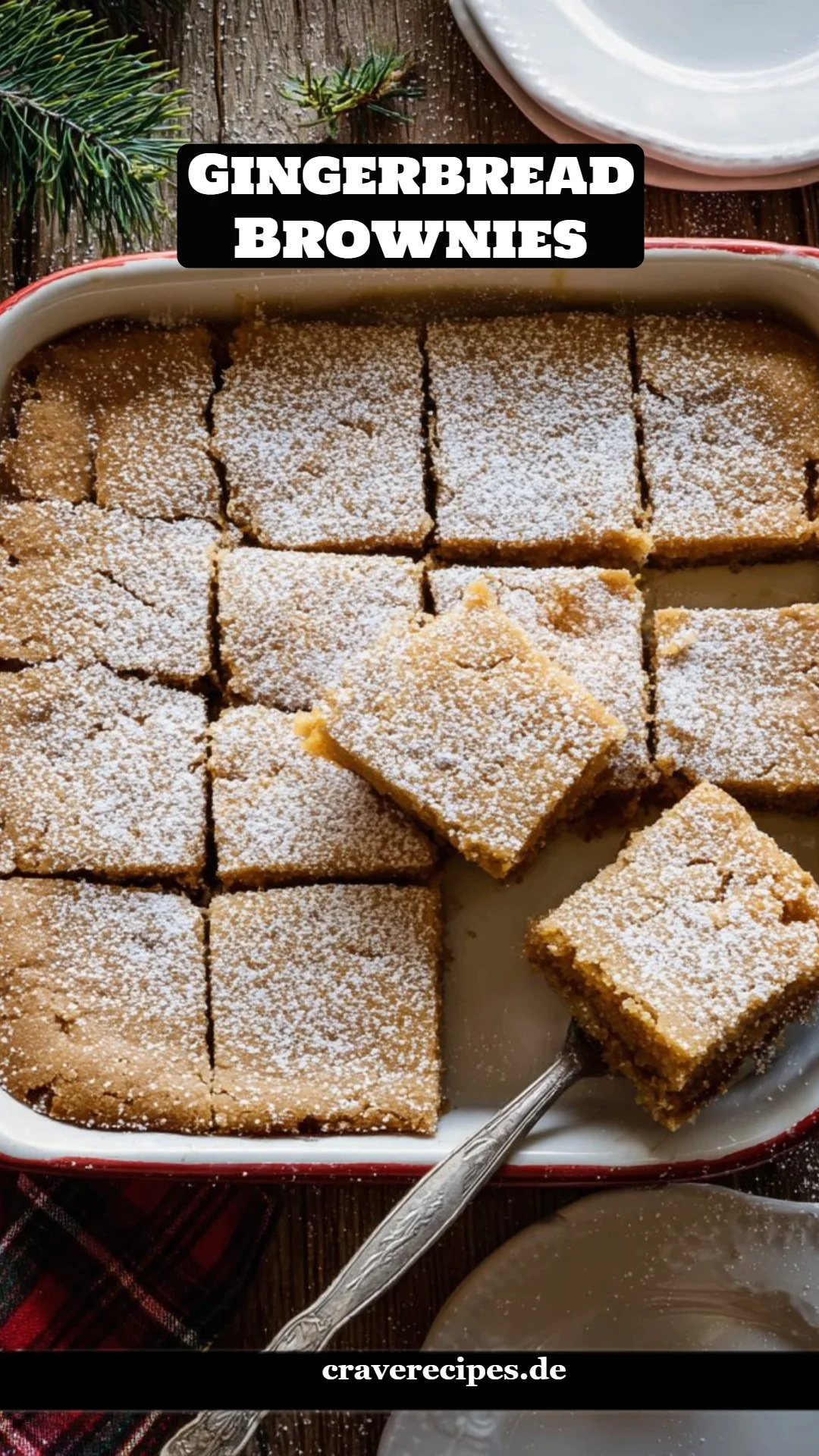 Gingerbread Brownies