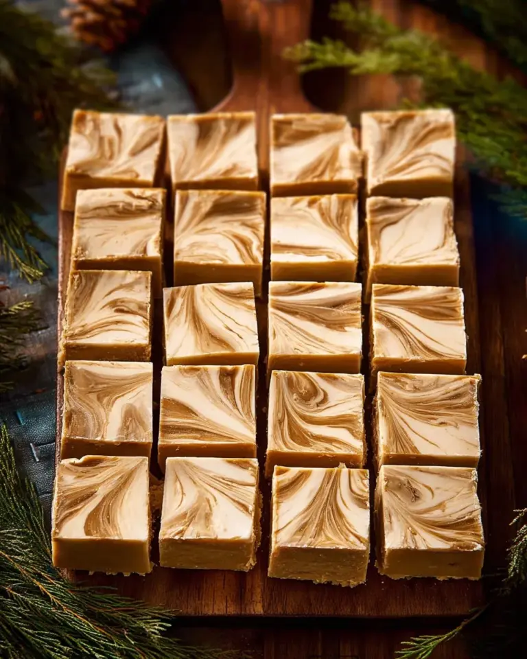 Delicious homemade gingerbread fudge with festive spices and toppings.