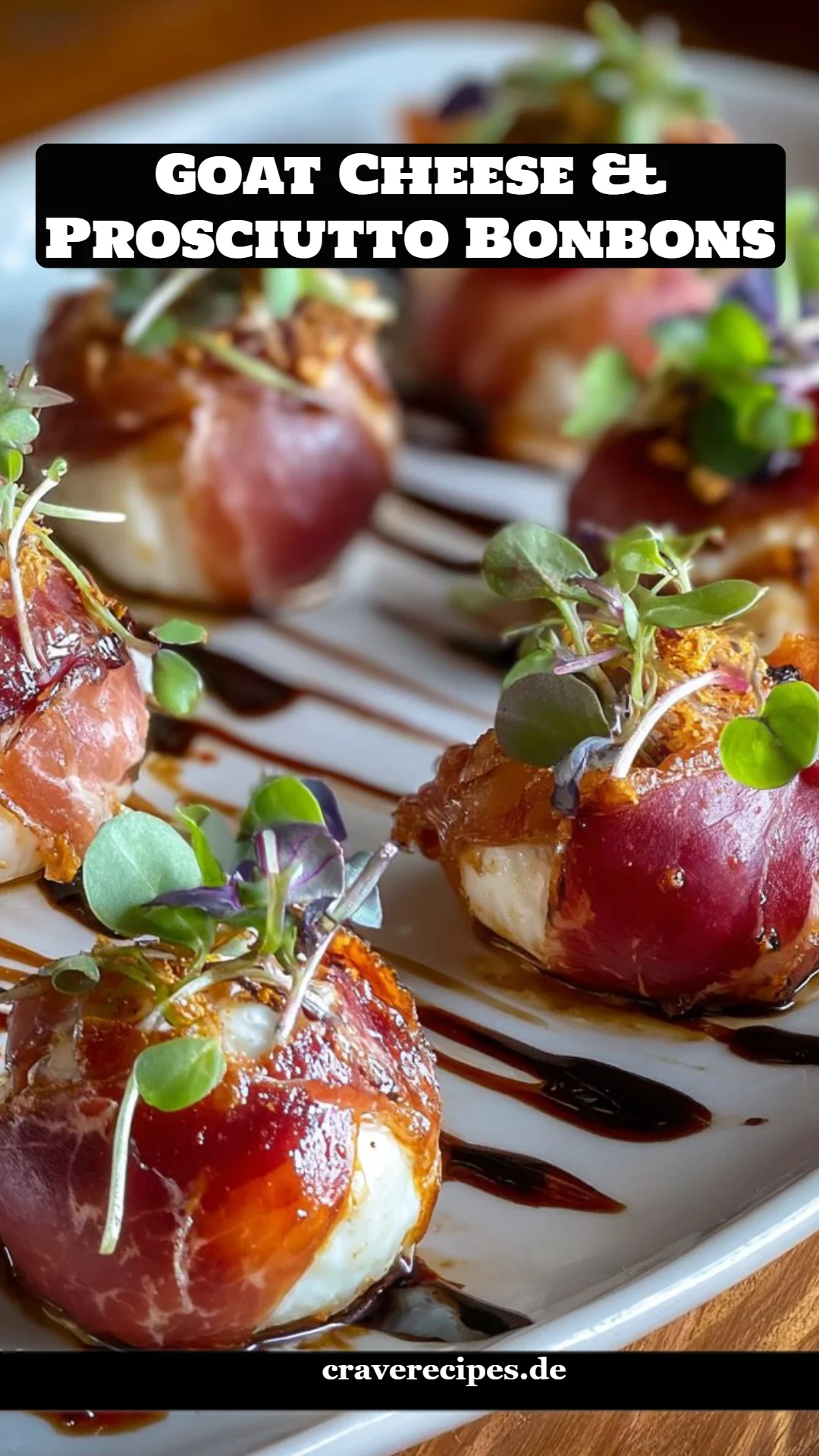 Goat Cheese & Prosciutto Bonbons