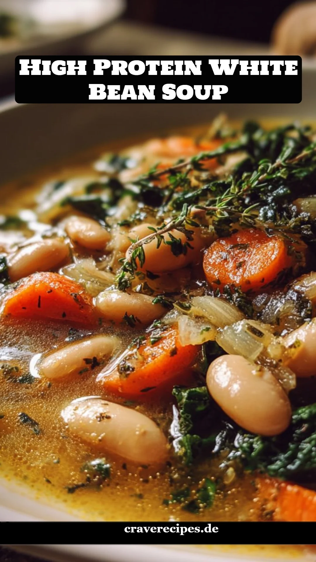High Protein White Bean Soup