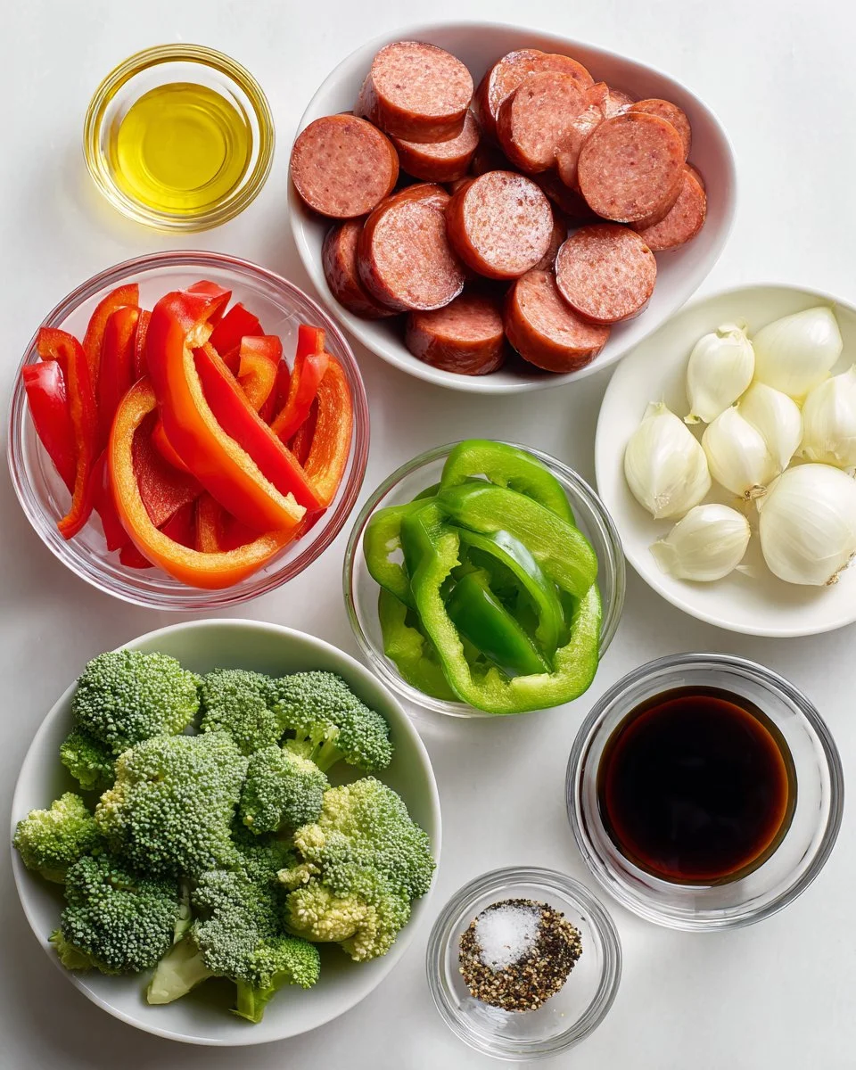 Honey Garlic Kielbasa & Veggies