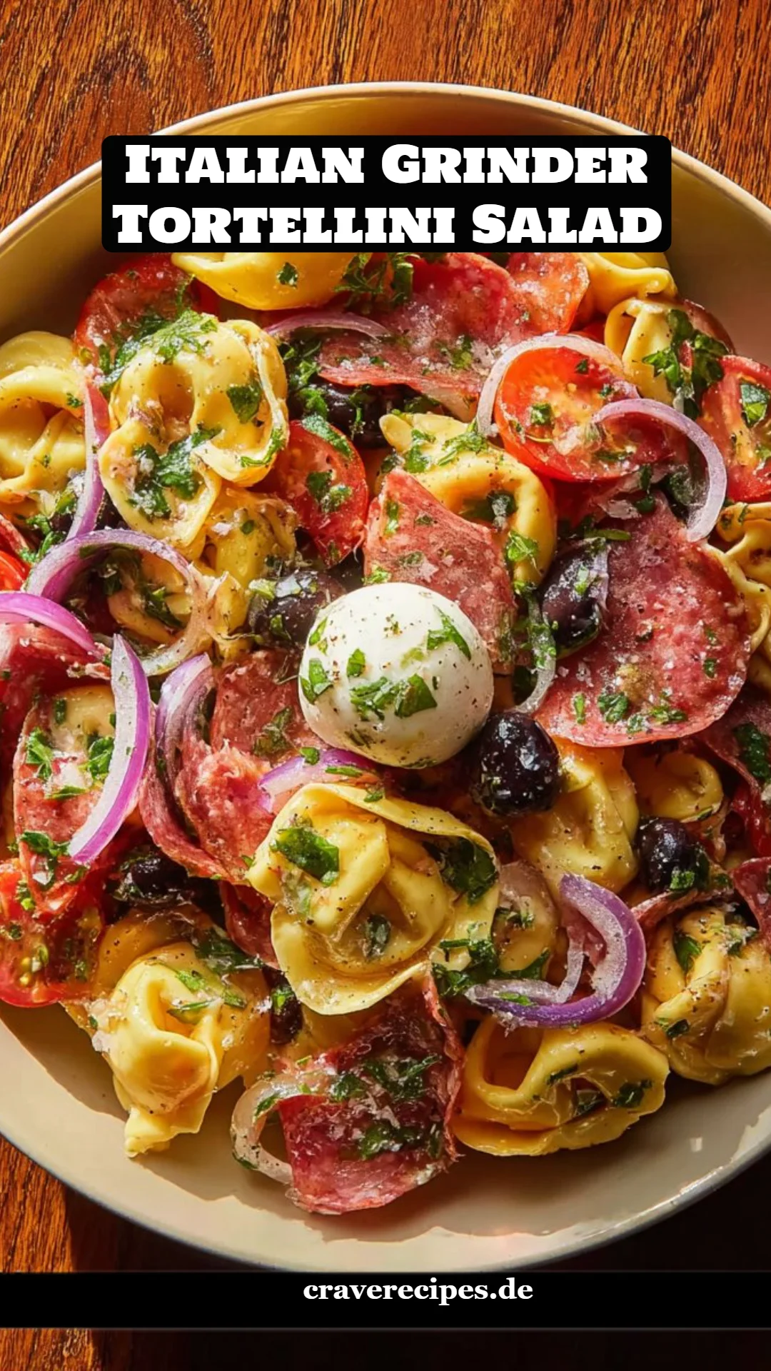 Italian Grinder Tortellini Salad