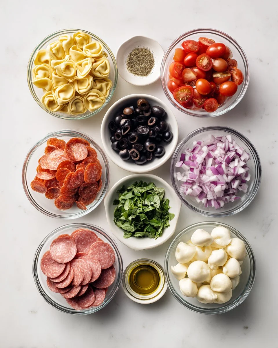 Italian Grinder Tortellini Salad