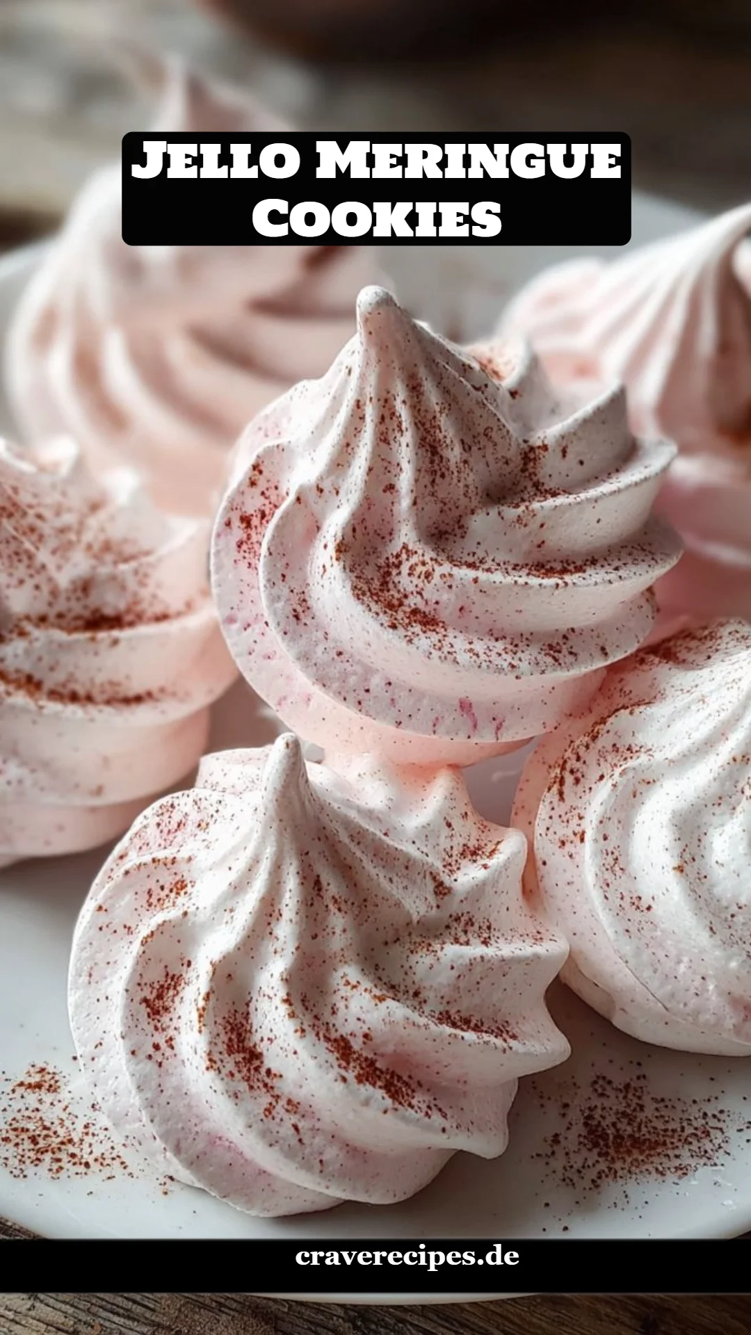 Jello Meringue Cookies