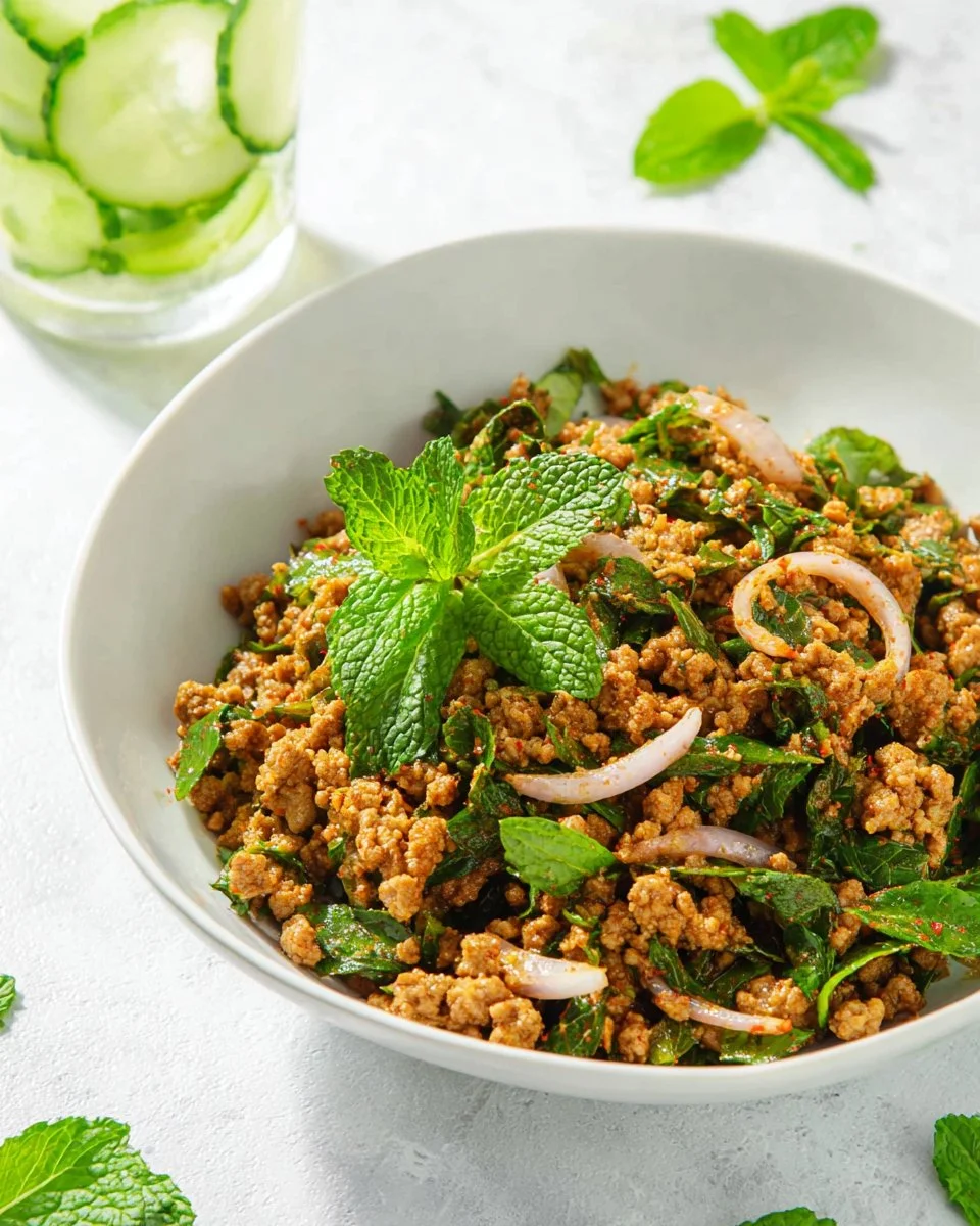 Laab Moo | Thai Isan-Style Ground Pork Salad