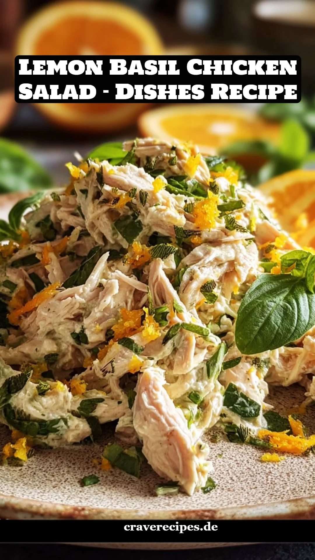 Lemon Basil Chicken Salad – Dishes Recipe