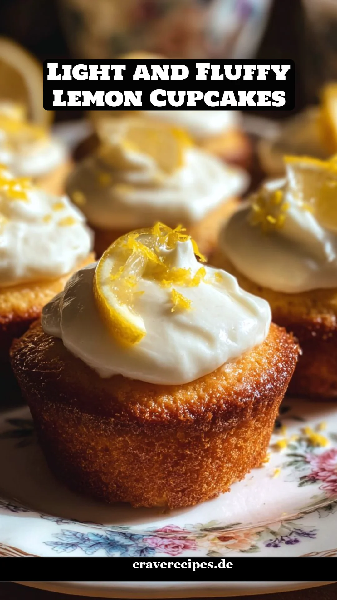 Light and Fluffy Lemon Cupcakes