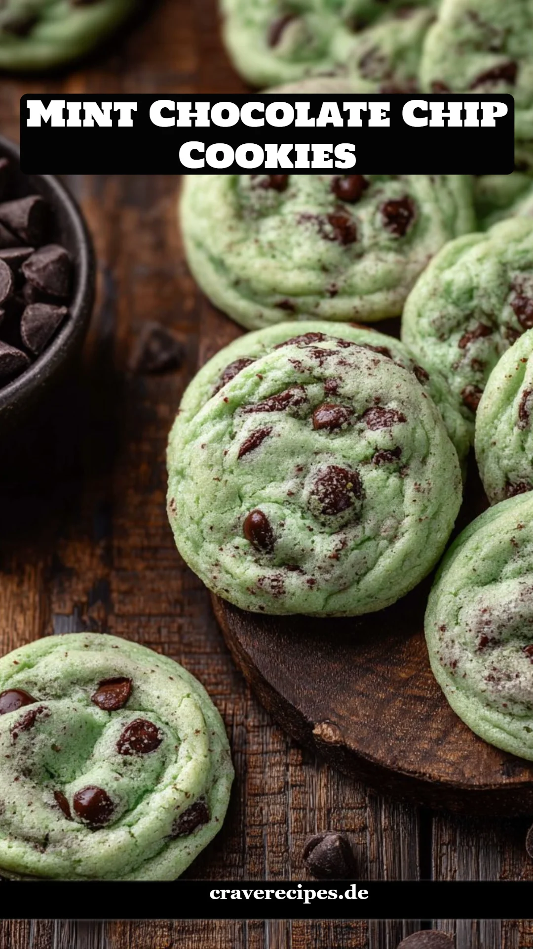 Mint Chocolate Chip Cookies