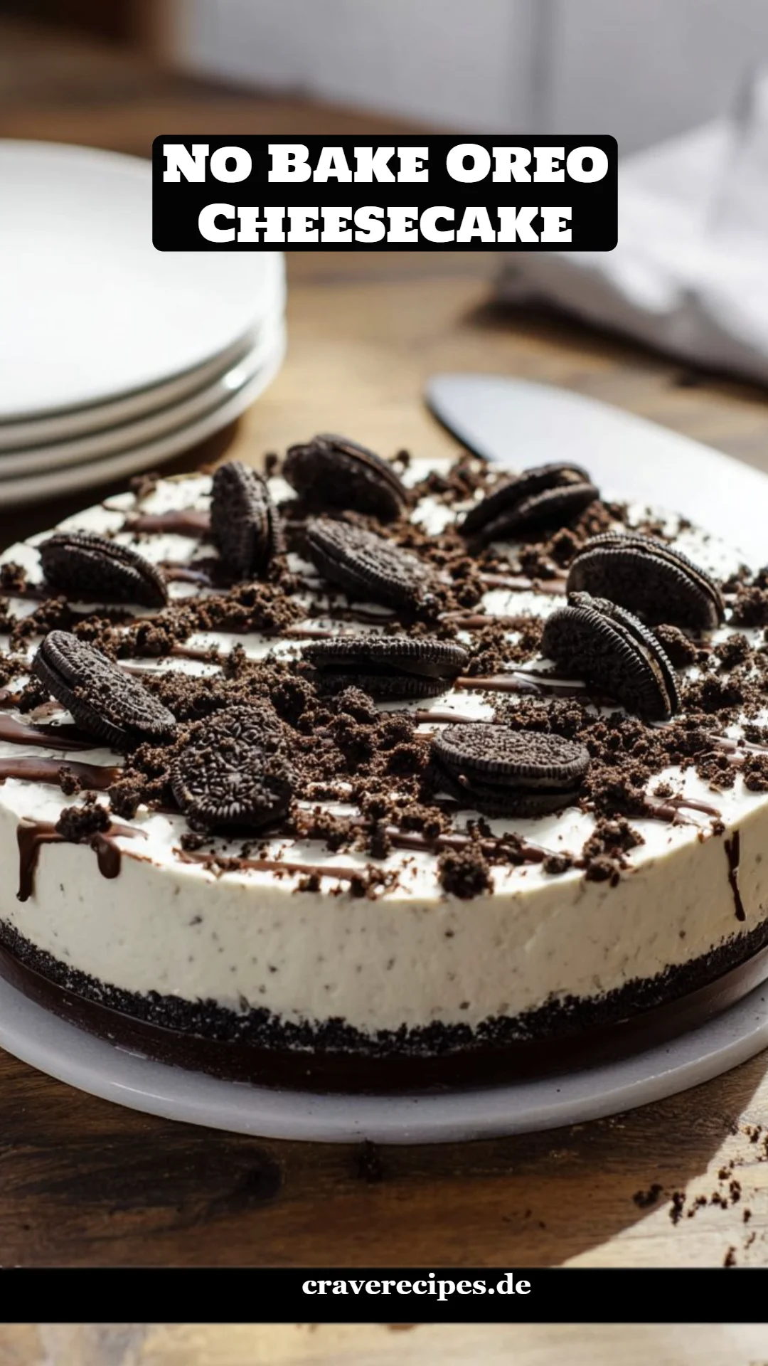 No Bake Oreo Cheesecake