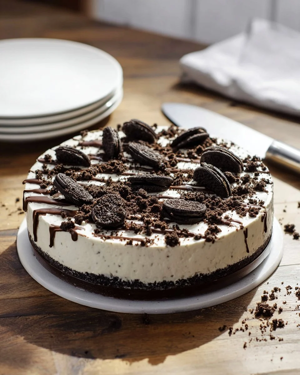 No Bake Oreo Cheesecake