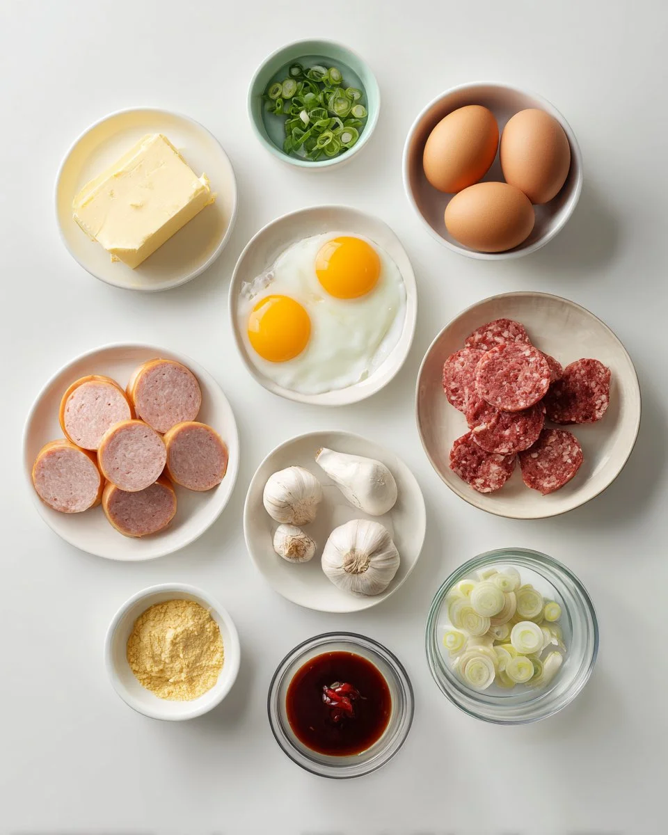 Pan Eggs Breakfast Thai Style (Kai Grata)