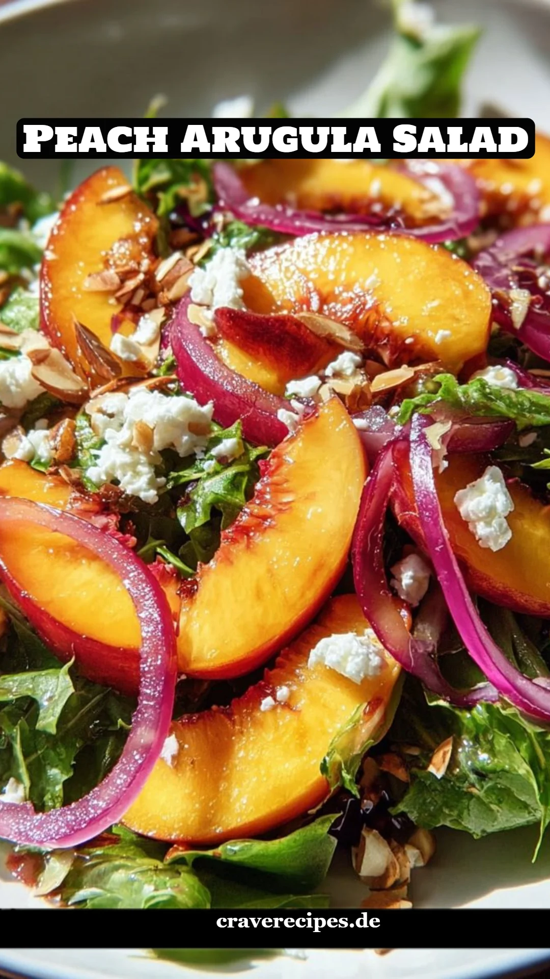 Peach Arugula Salad
