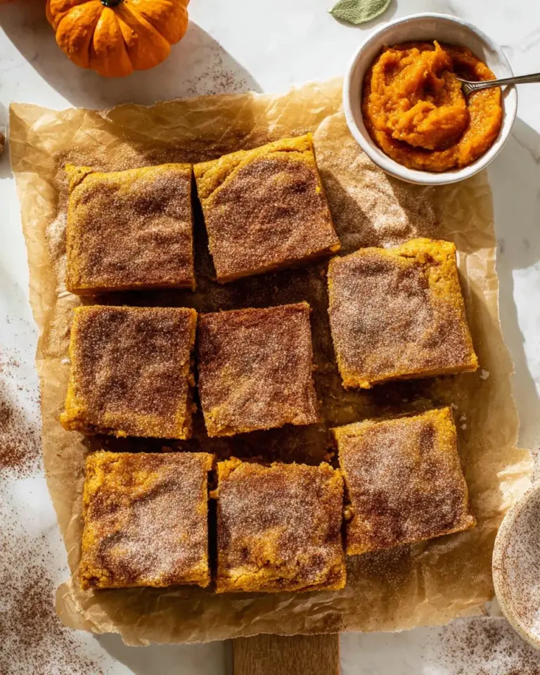 Delicious homemade pumpkin brownies with rich chocolate flavor and spices