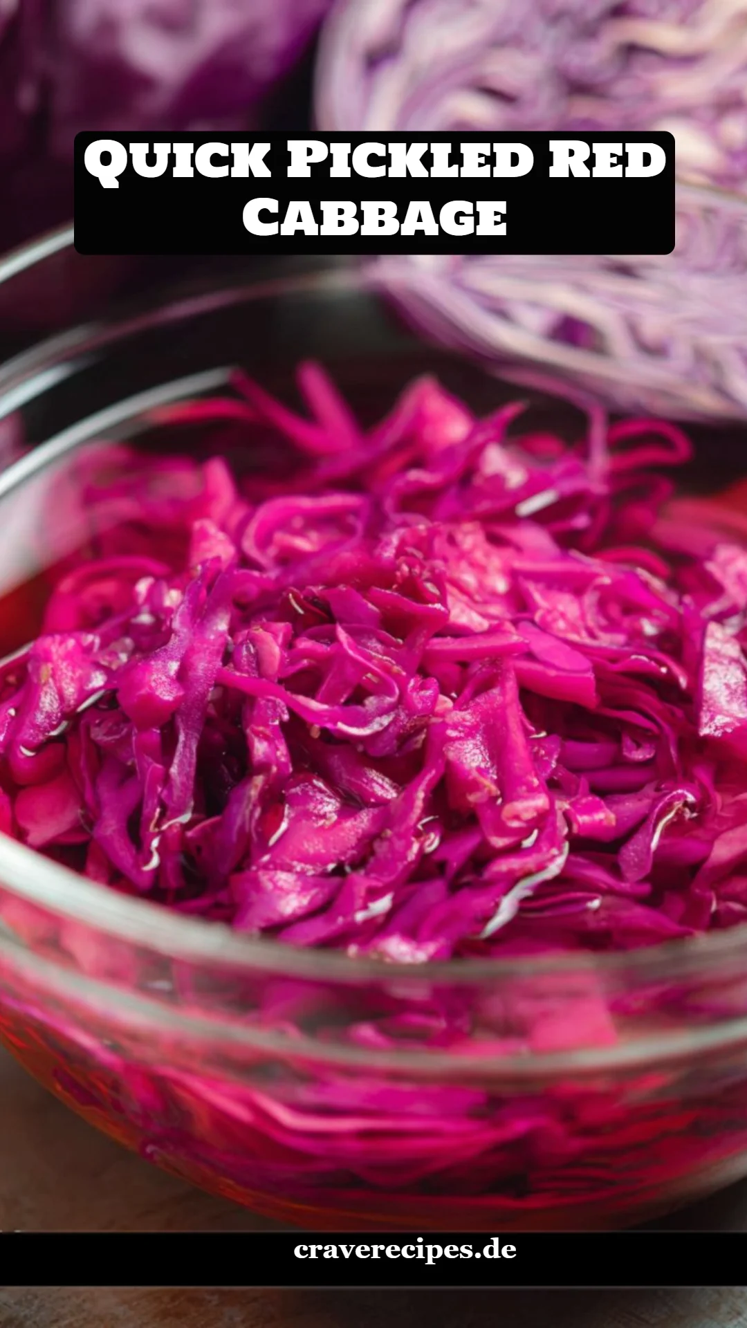 Quick Pickled Red Cabbage