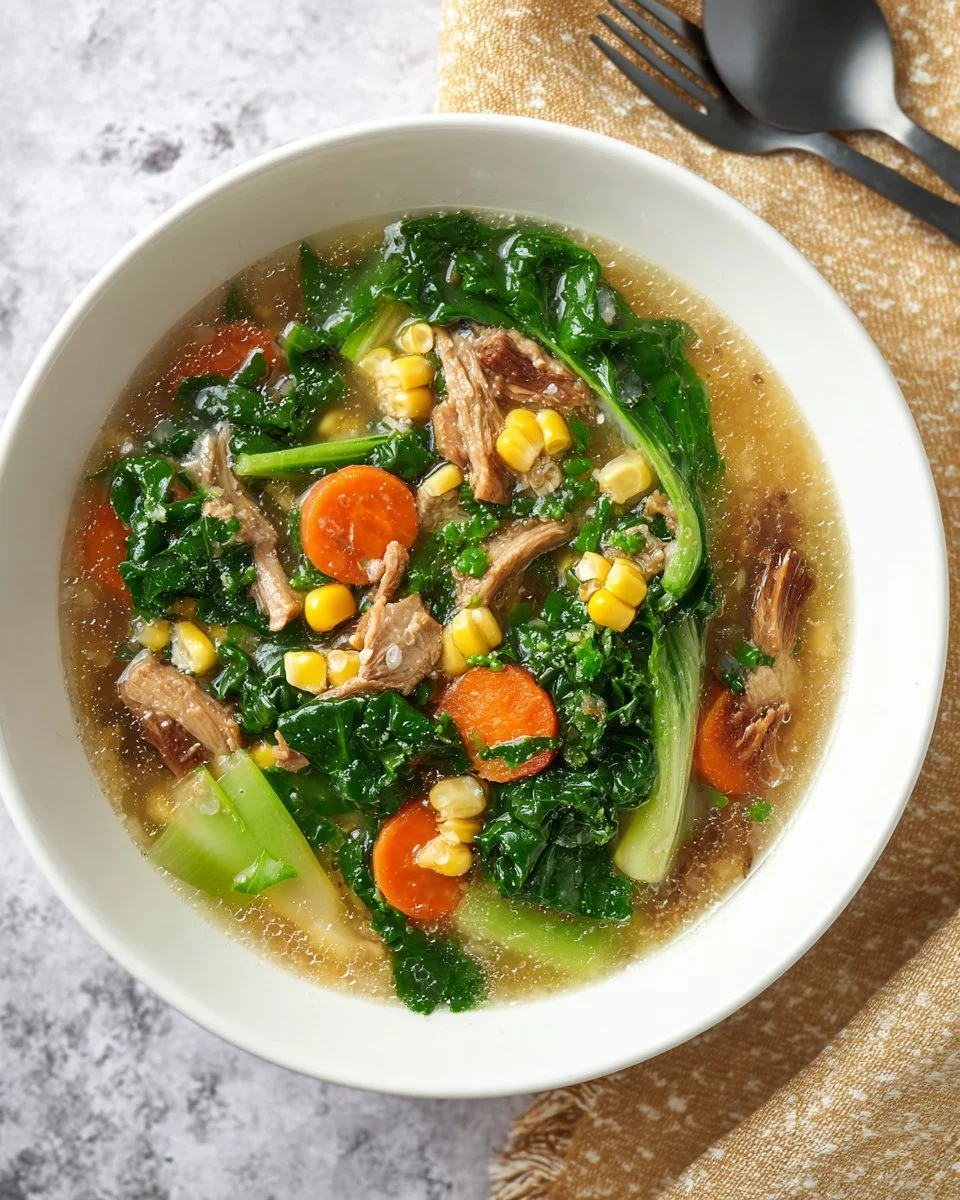 A traditional Rad Na dish served with wide rice noodles, vegetables, and savory sauce.