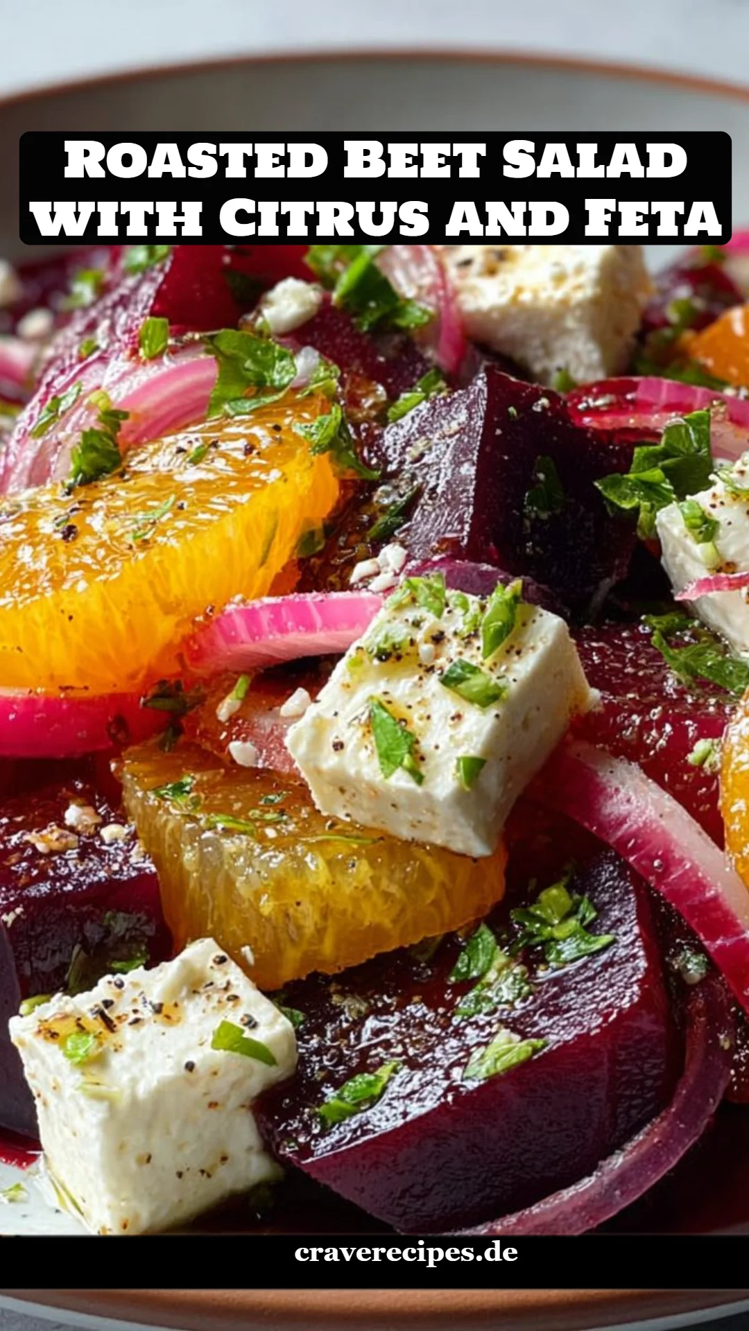 Roasted Beet Salad with Citrus and Feta