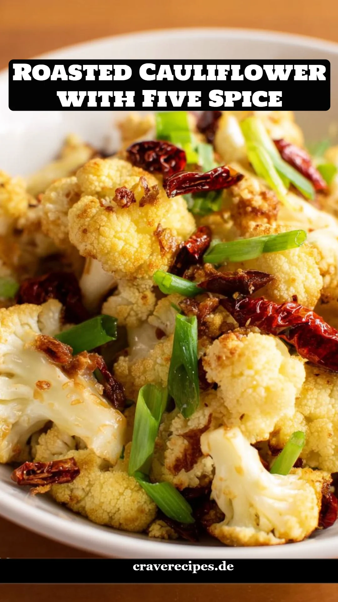 Roasted Cauliflower with Five Spice