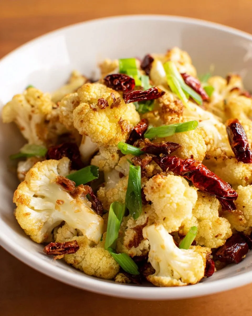 Roasted Cauliflower with Five Spice