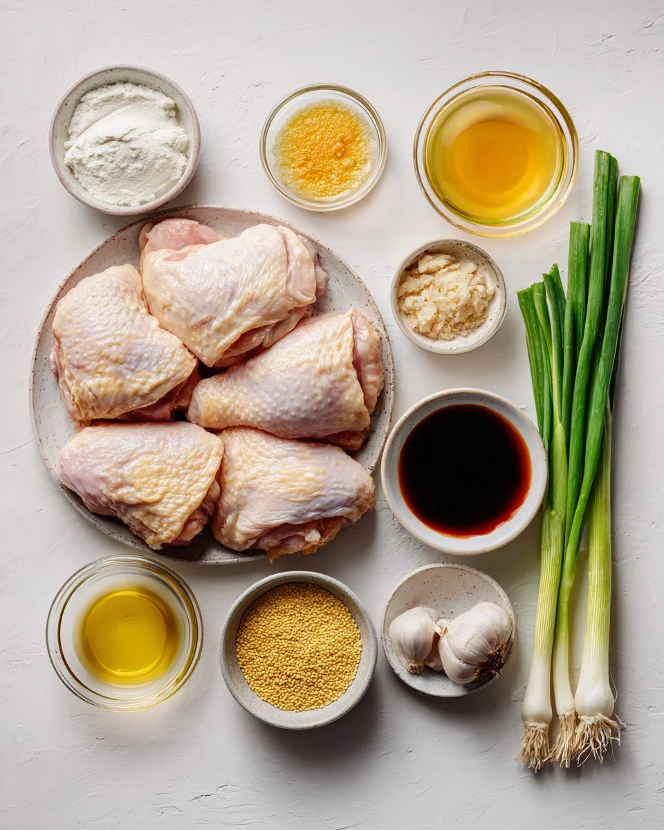 Roasted Miso Chicken Thighs