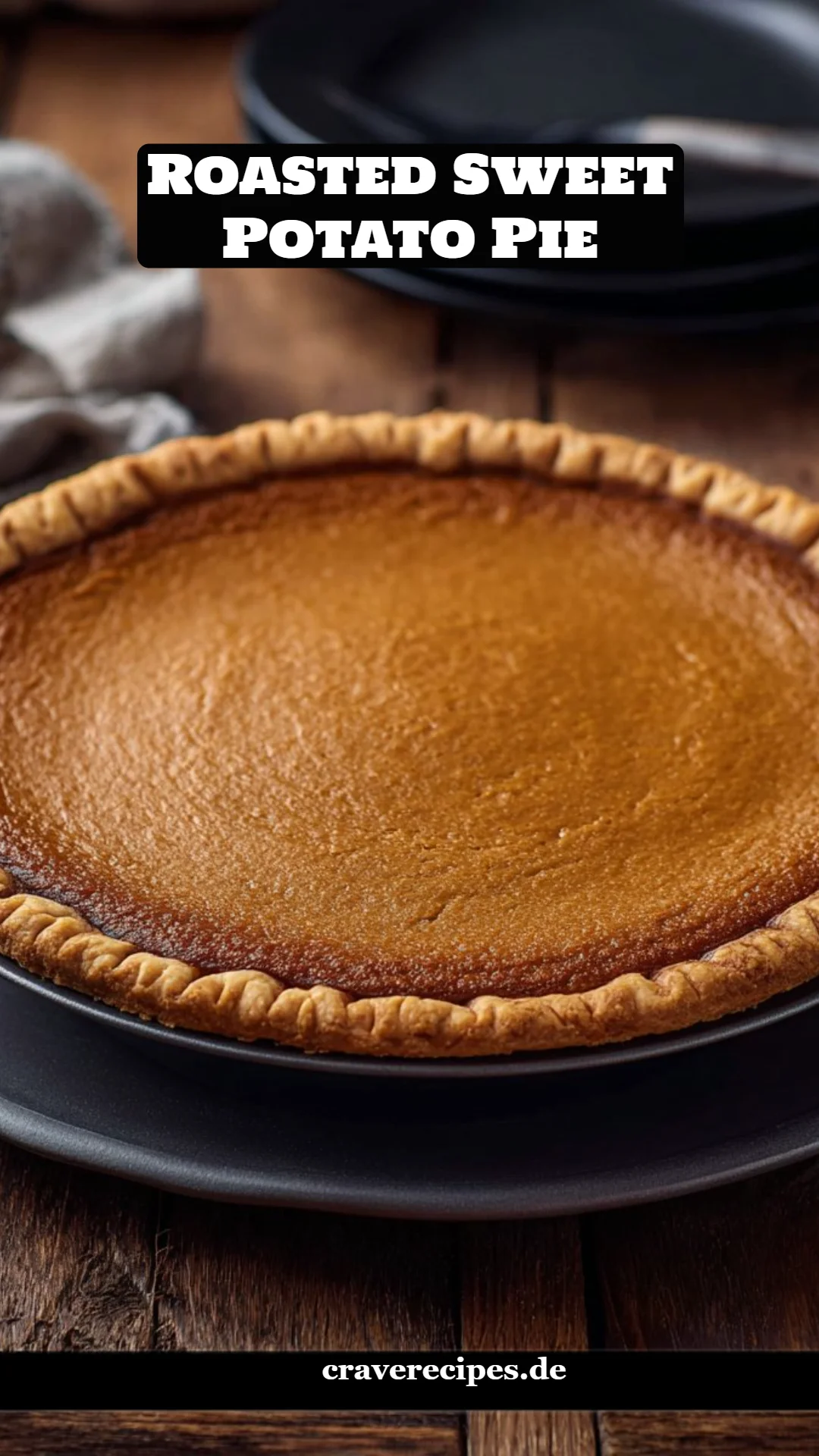 Roasted Sweet Potato Pie