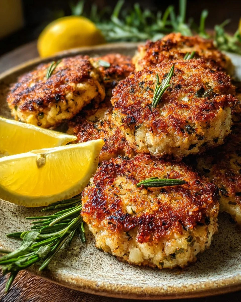 Rosemary Lemon Chicken Patties