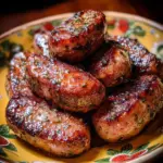 Savory applewood-smoked breakfast sausage cooked to perfection
