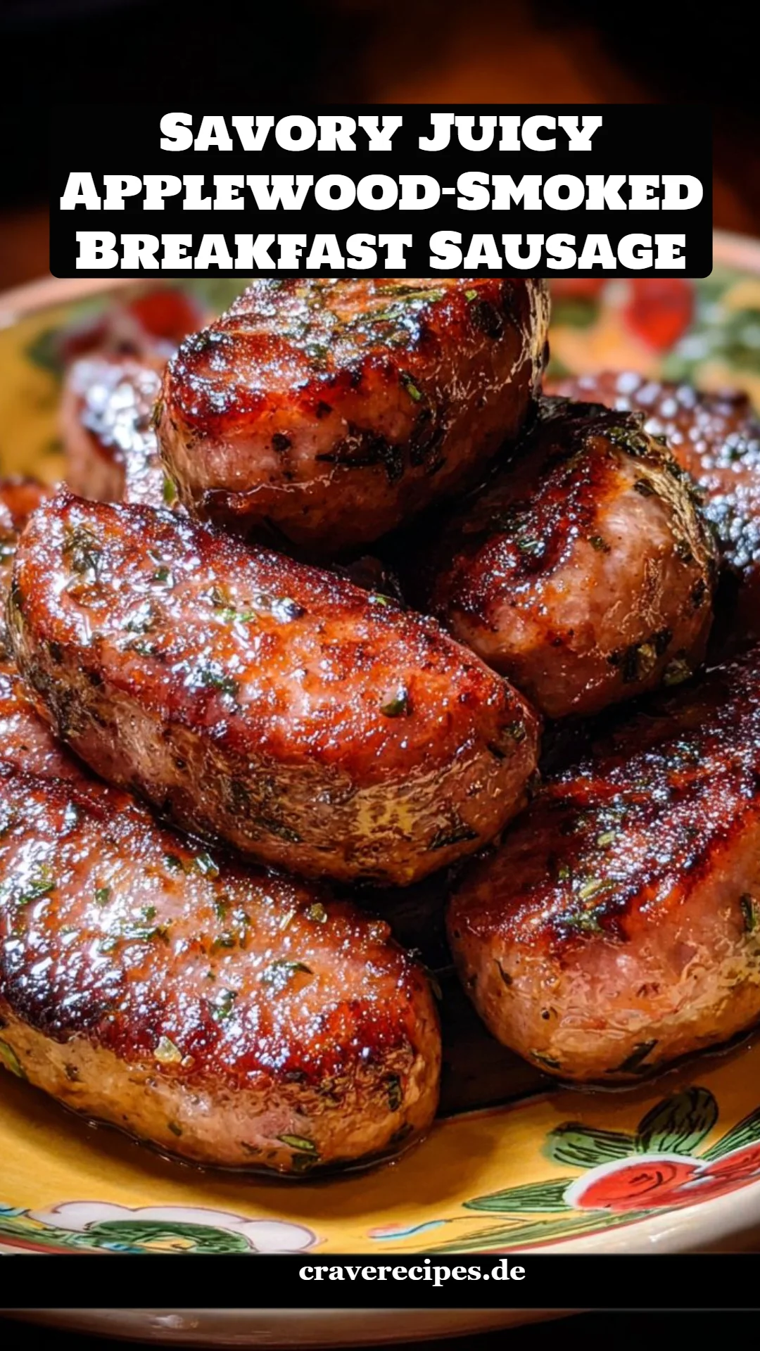 Savory Juicy Applewood-Smoked Breakfast Sausage