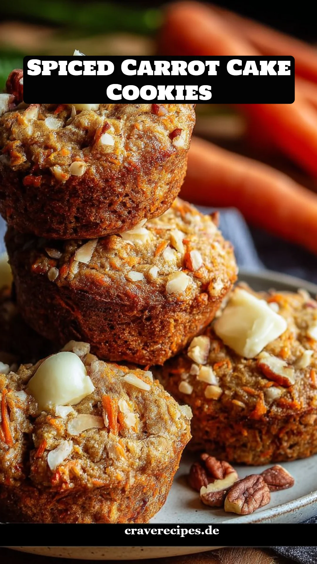 Spiced Carrot Cake Cookies