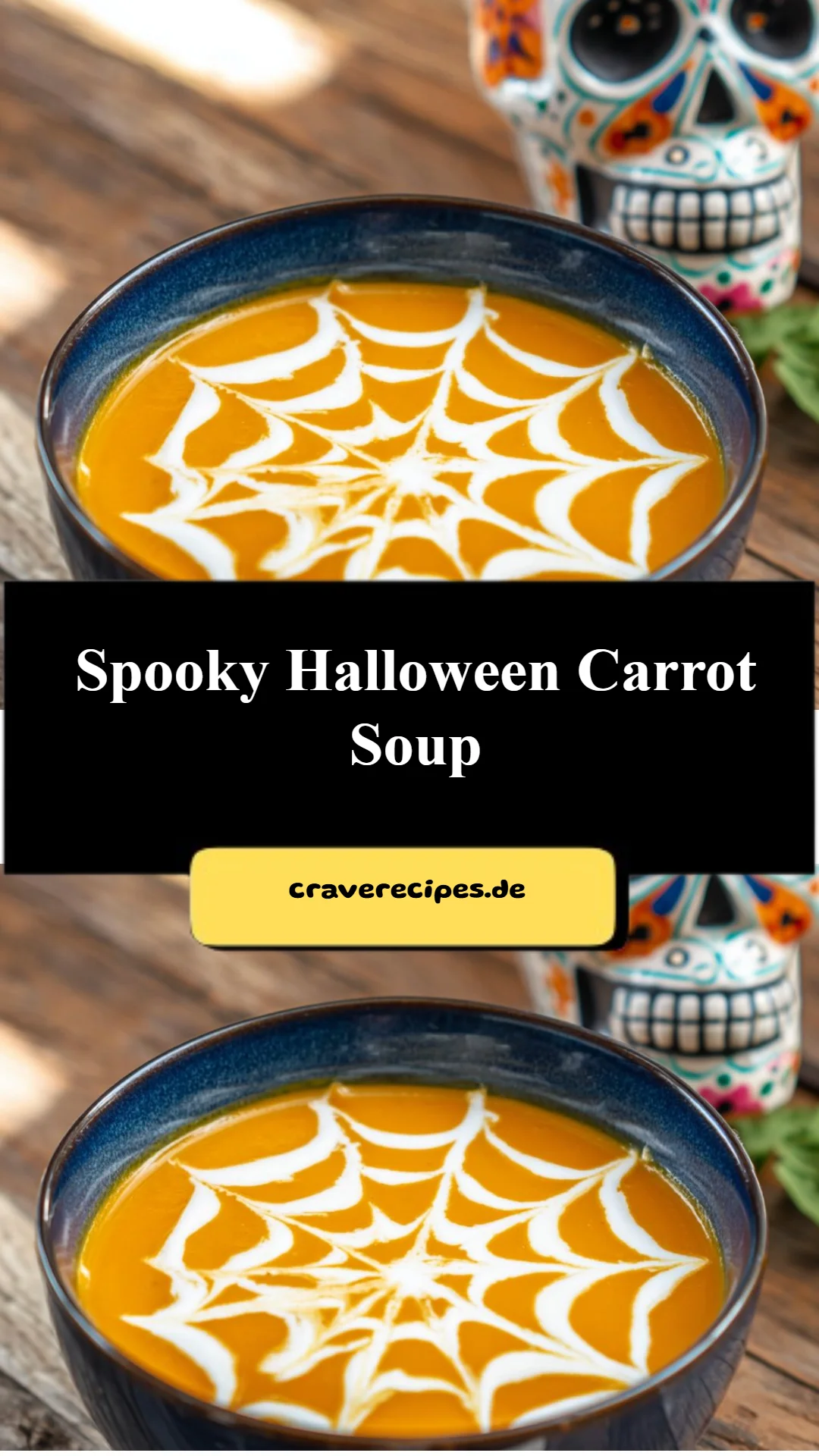 Spooky Halloween Carrot Soup