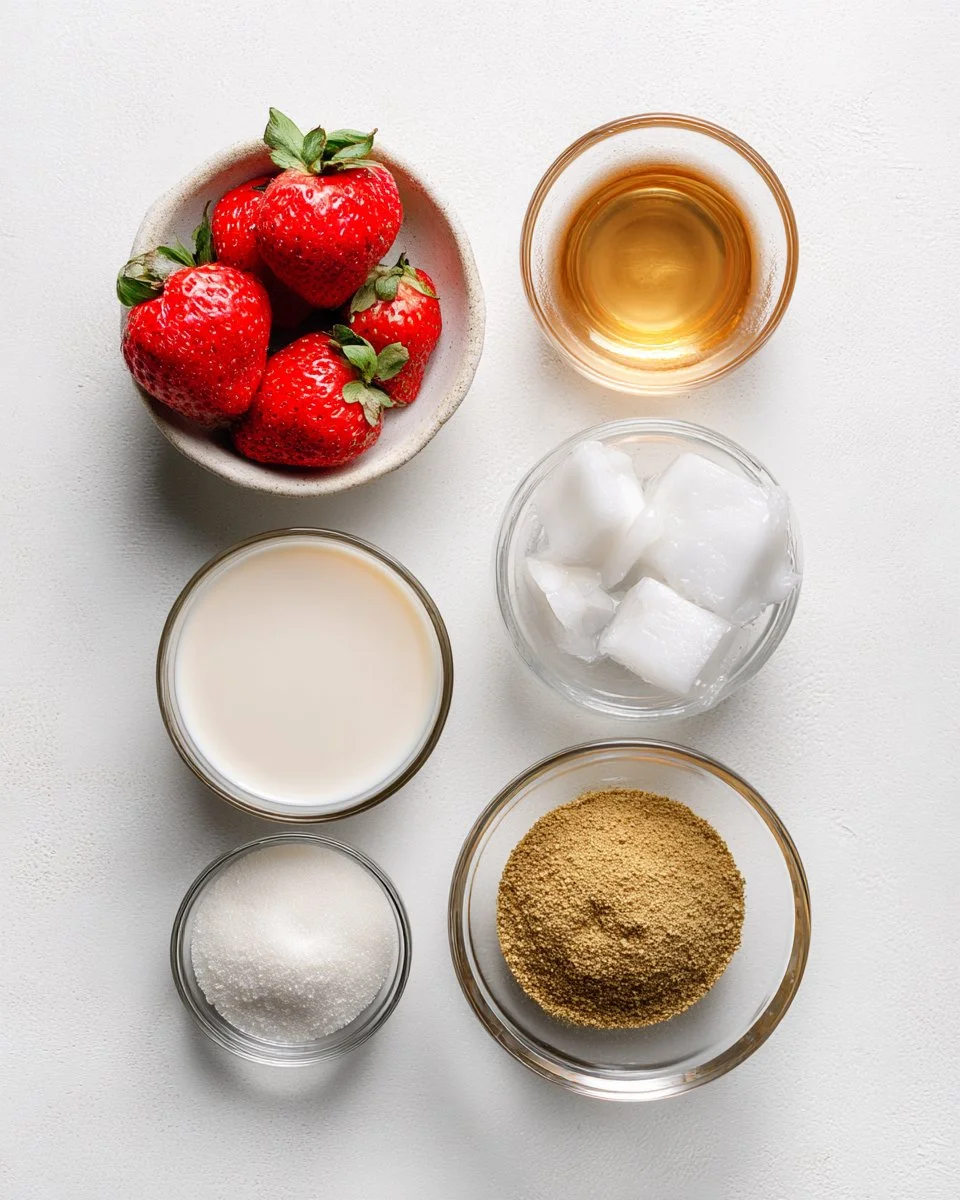 Strawberry Hojicha Latte