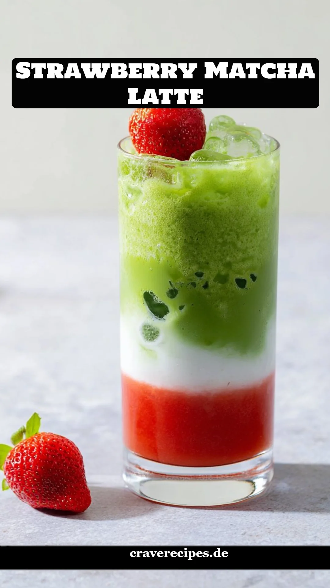 Strawberry Matcha Latte