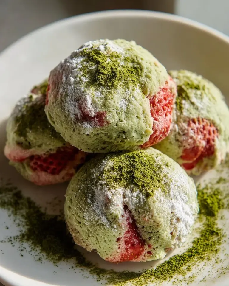 Delicious Strawberry Matcha Neapolitan Cookies on a plate