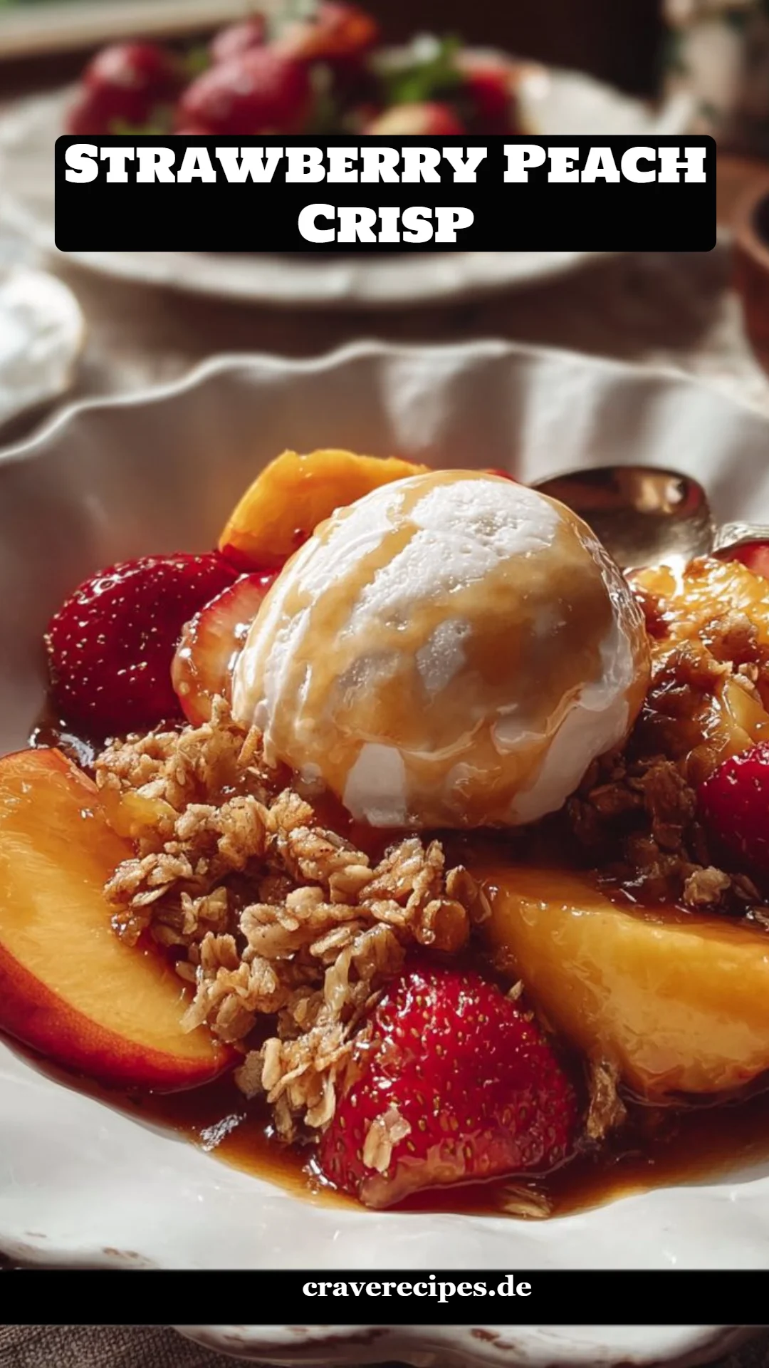 Strawberry Peach Crisp