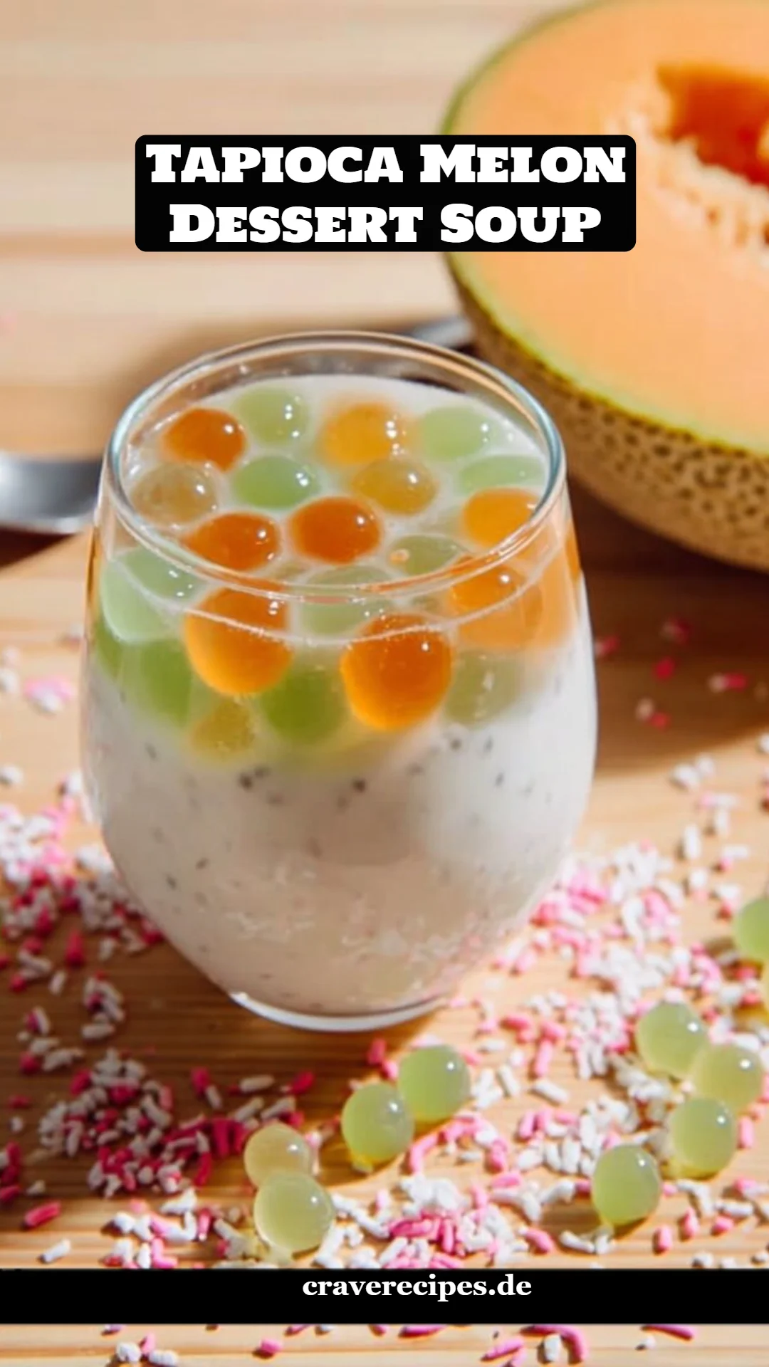 Tapioca Melon Dessert Soup