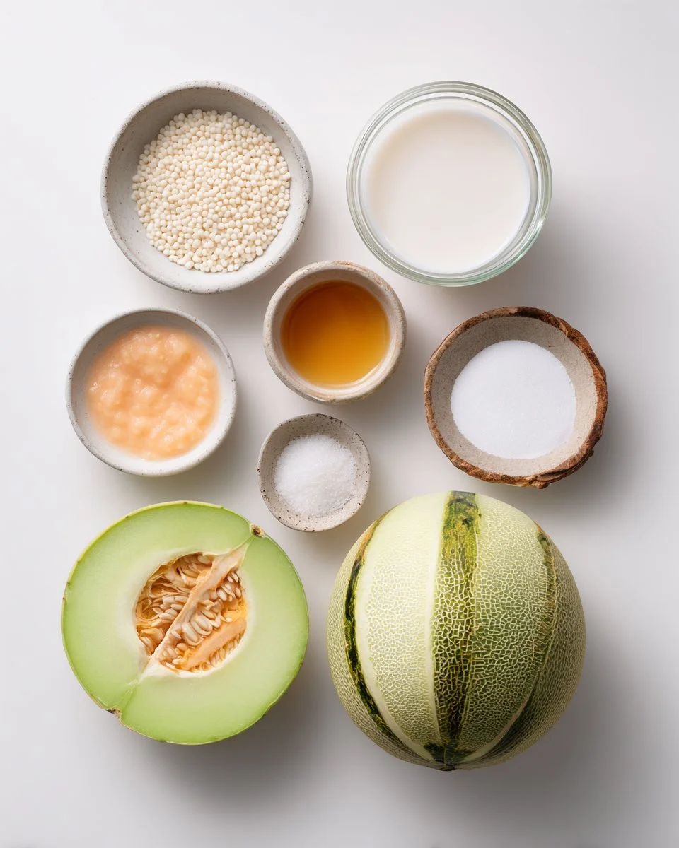 Tapioca Melon Dessert Soup