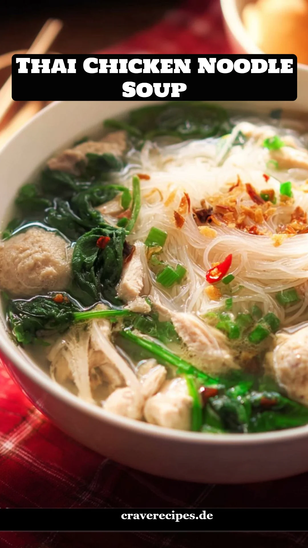 Thai Chicken Noodle Soup
